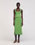 Long knit skirt with charms