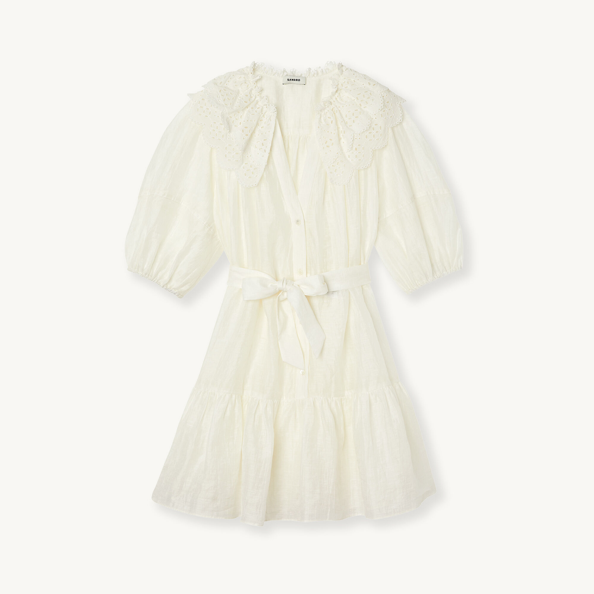 Short linen dress
