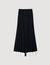 Long two-tone knit skirt