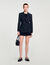 Striped suit jacket