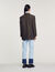 Tailored jacket with embellished brooch