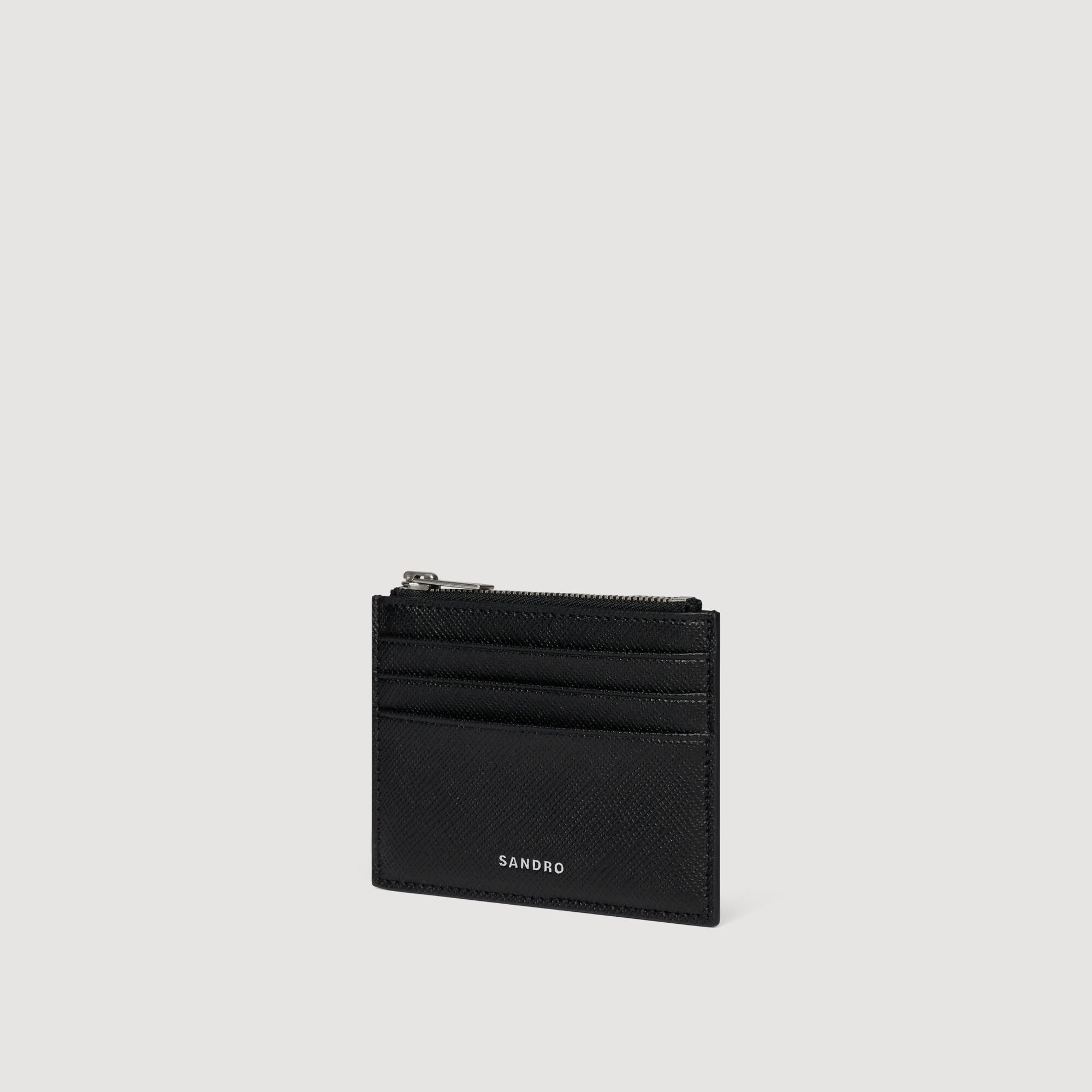 Reconstituted leather card holder