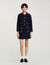 Peter Pan collar cropped jacket