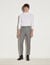 Houndstooth suit trousers