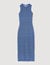 Knit midi dress