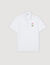 Embroidered tulip polo shirt