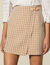 Short checked skirt