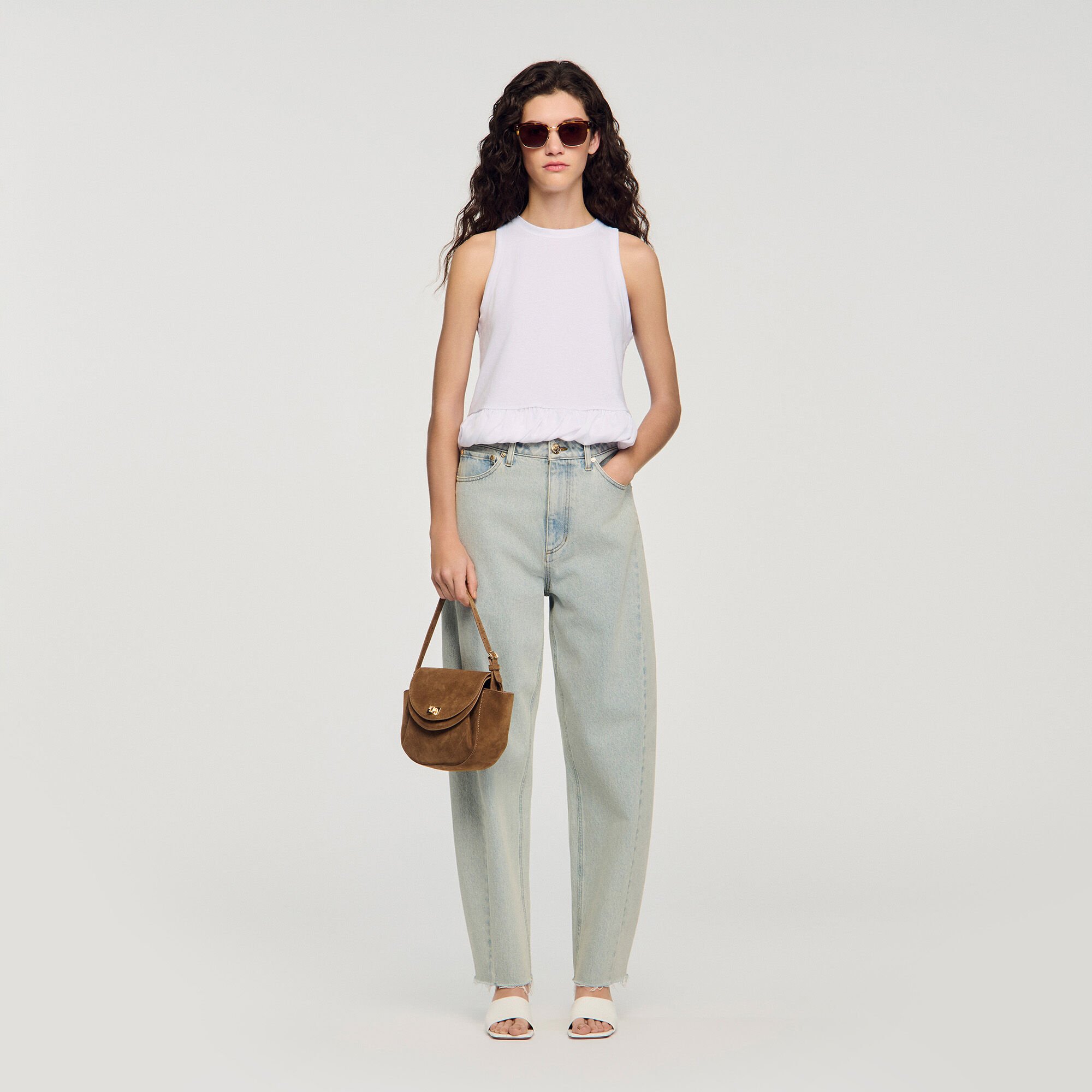 LE BAMBOLONI suede bag