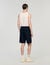 Elasticated waist cotton shorts