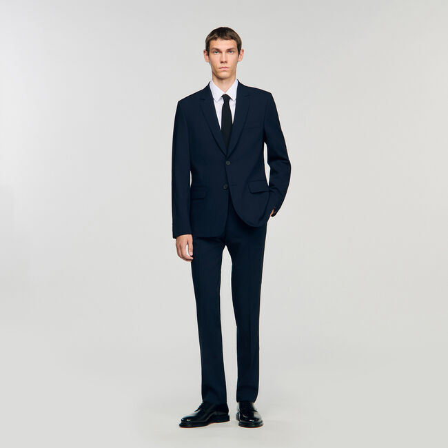 Wool suit jacket