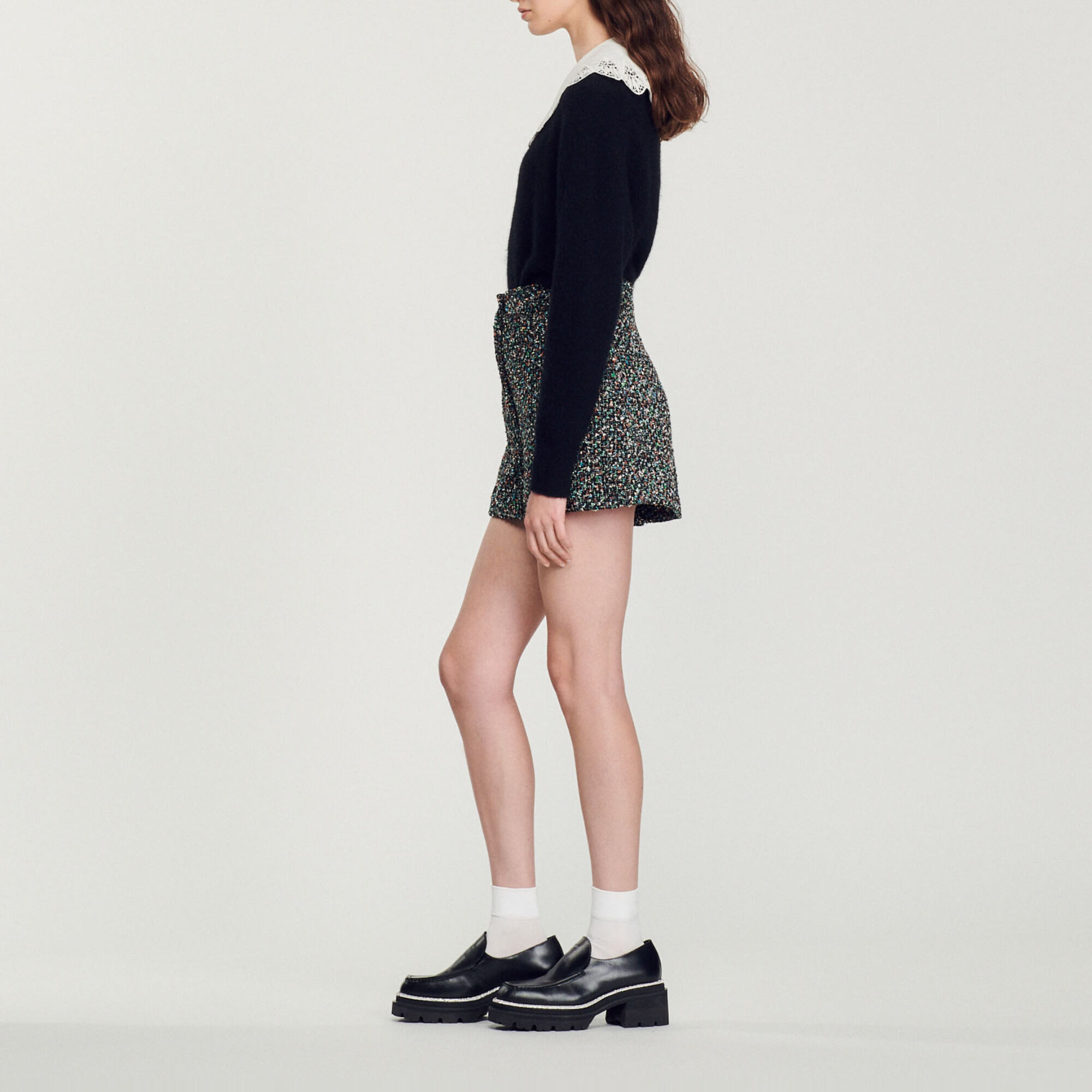 Tweed shorts