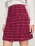 Short tweed skirt