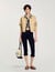 Short jacket with rhinestone details