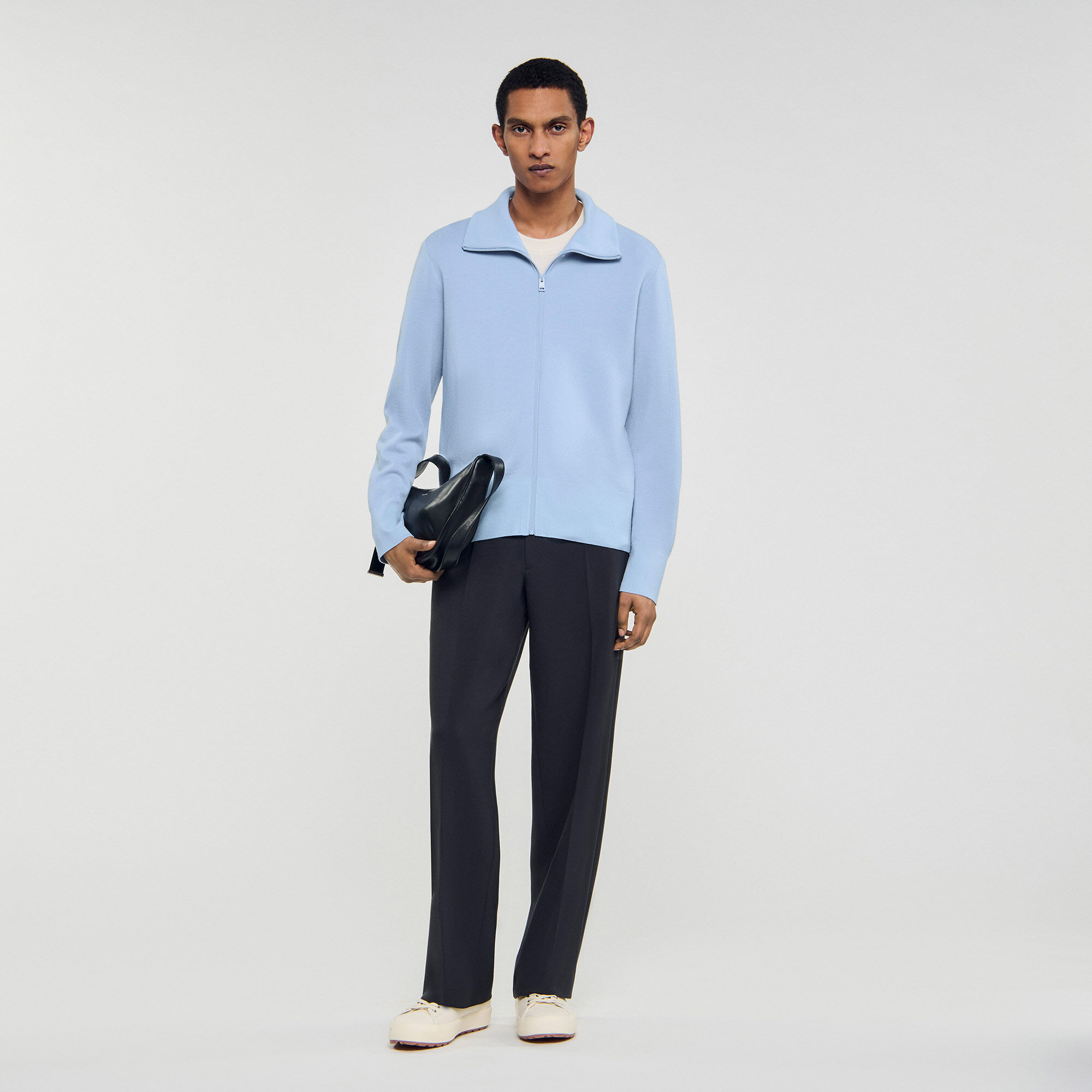 Wool trucker jumper