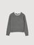 Contrast collar jumper
