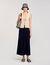 Long decorative knit skirt