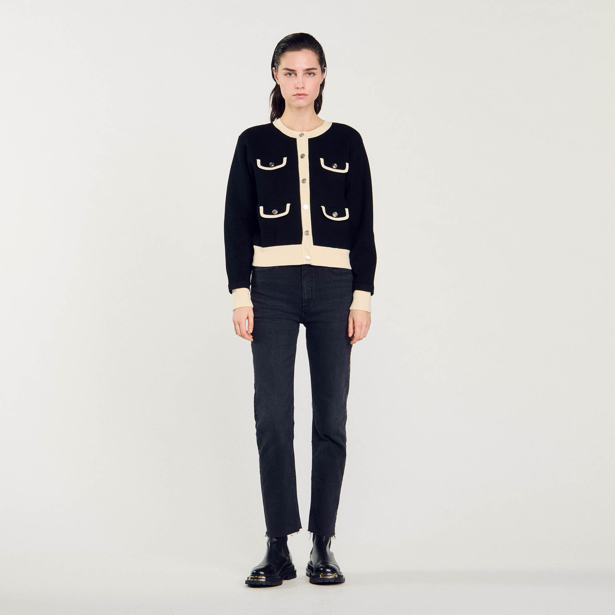 Sandro gilet femme outlet