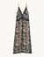 Printed silk dress