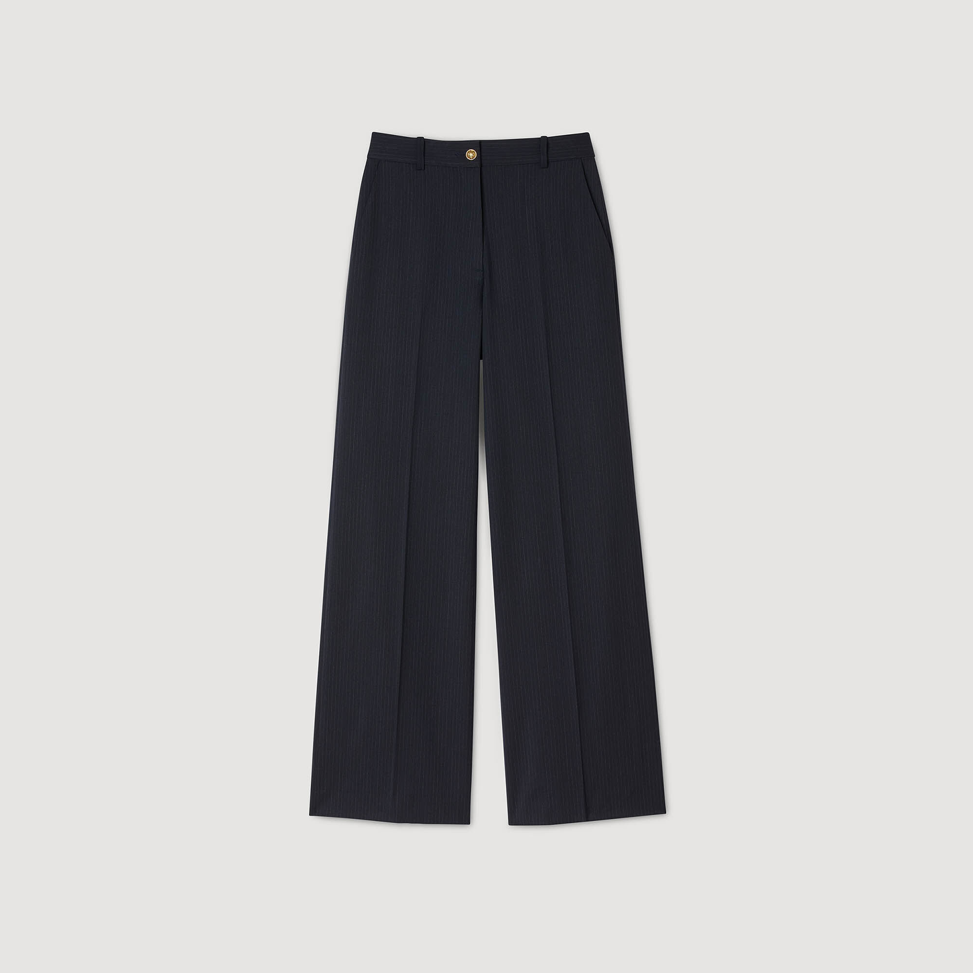 Chalk-striped trousers