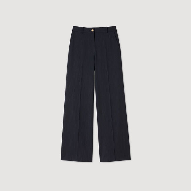 Chalk-striped trousers