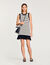 Striped knit short dress