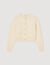 Textured knit cardigan