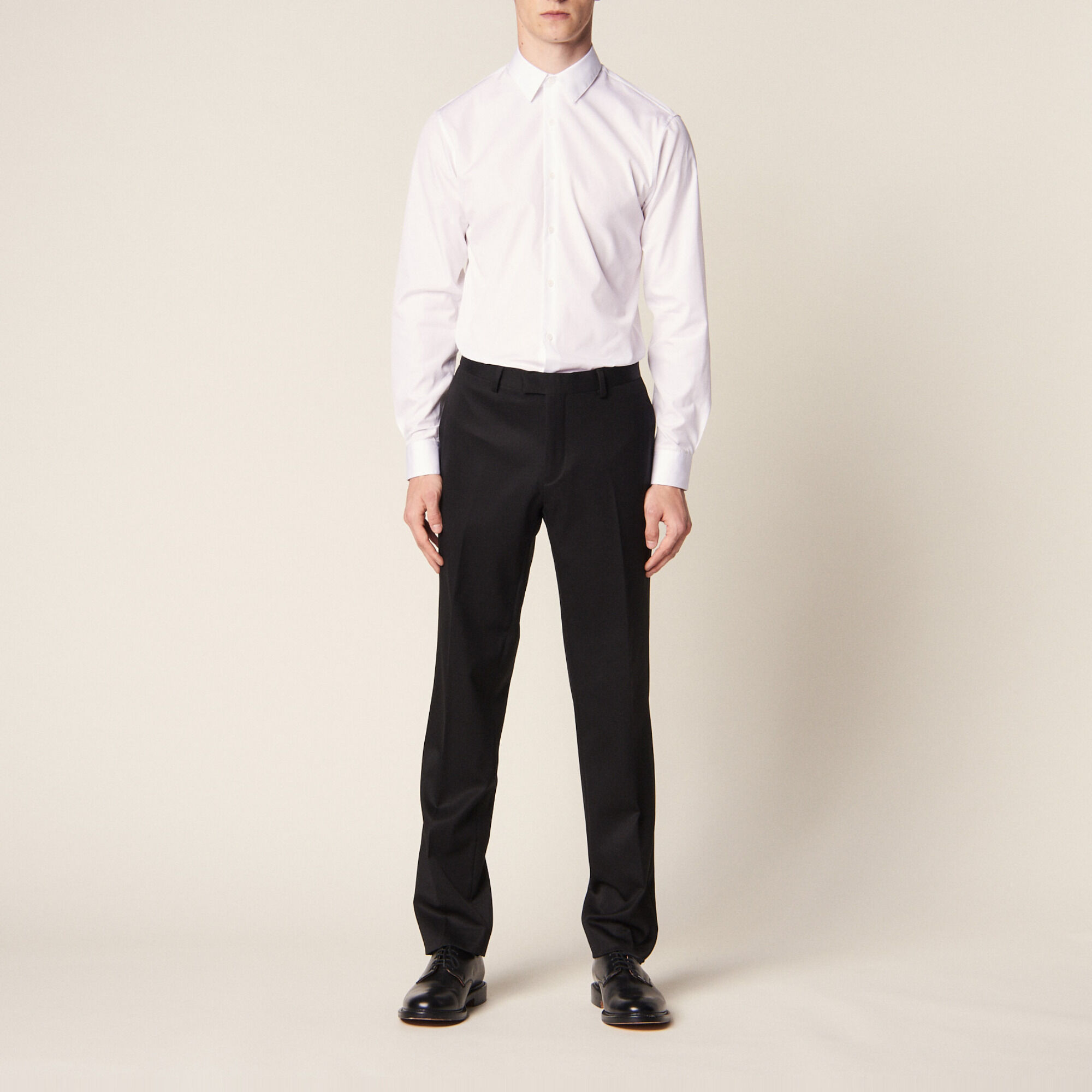 Grain de poudre tuxedo trousers