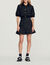Cropped tweed short-sleeved jacket