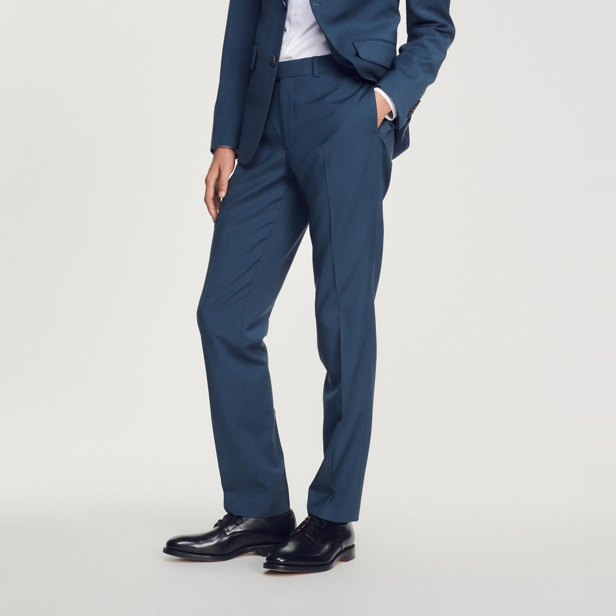 Classic cut suit trousers