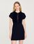 Pleated knit dress