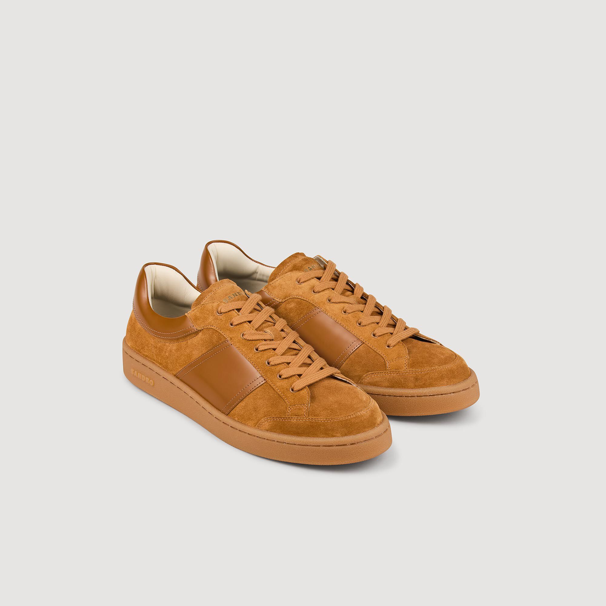 Suede trainers