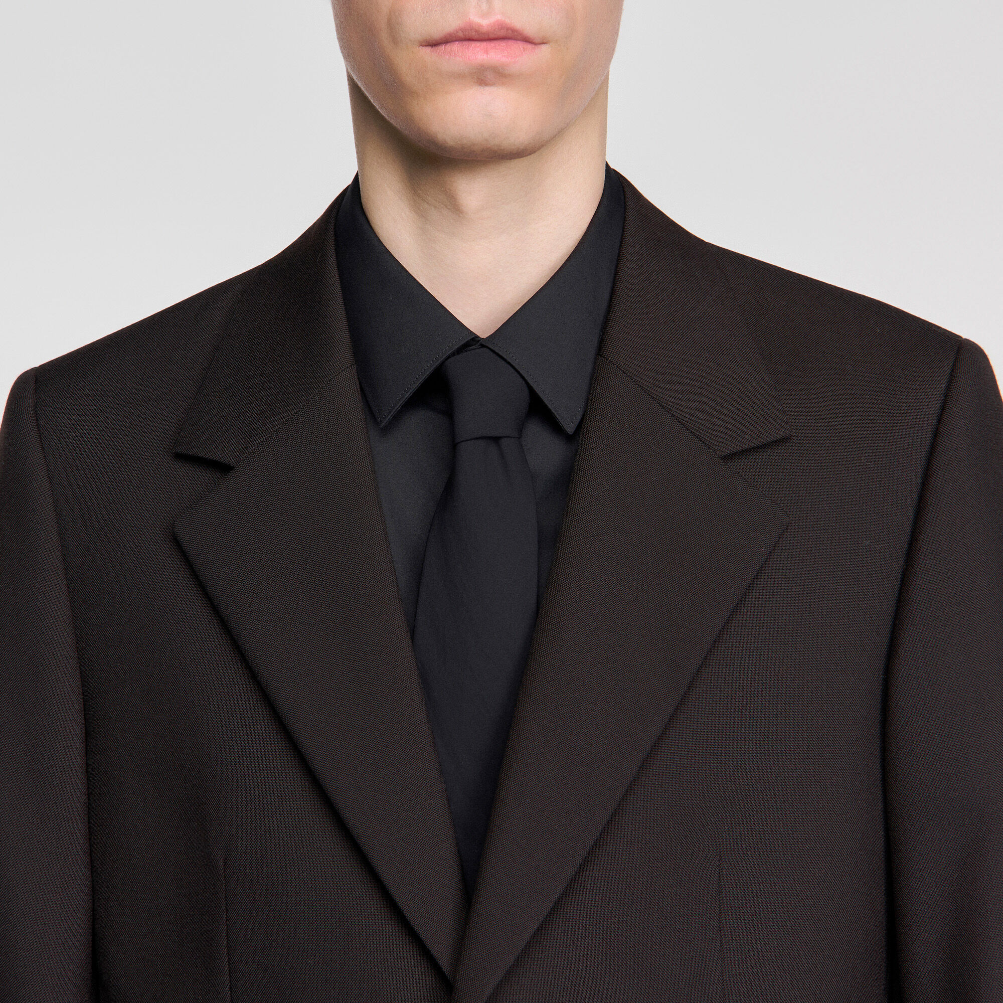 Virgin wool suit jacket - Men | Sandro