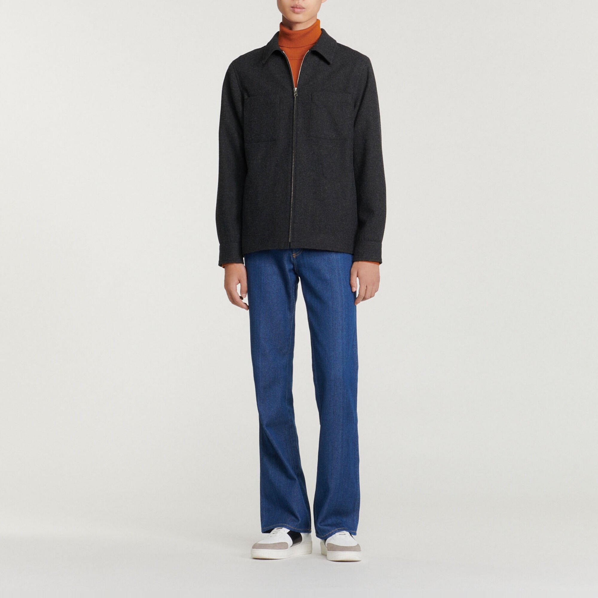 Wool overshirt