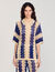 Two-tone knit cardigan