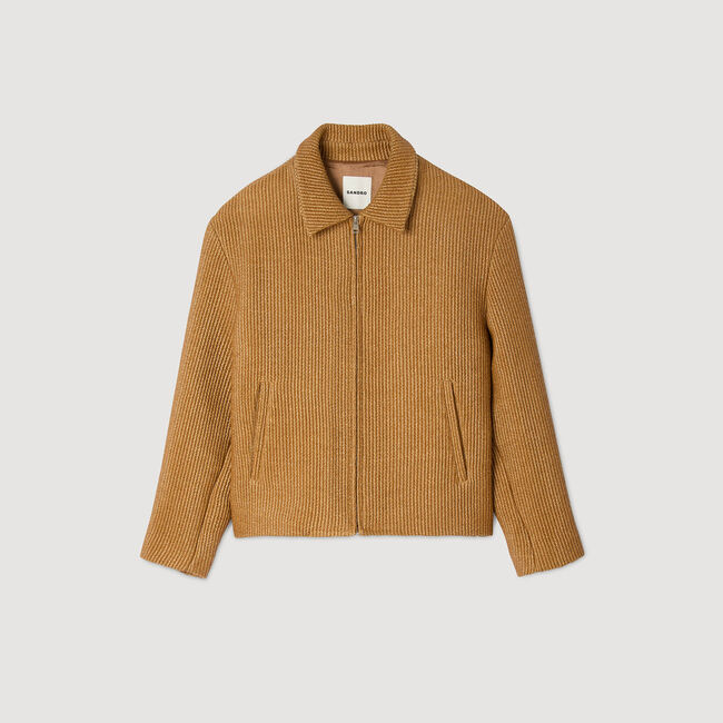 Woven raffia jacket