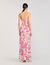 Floral print maxi dress