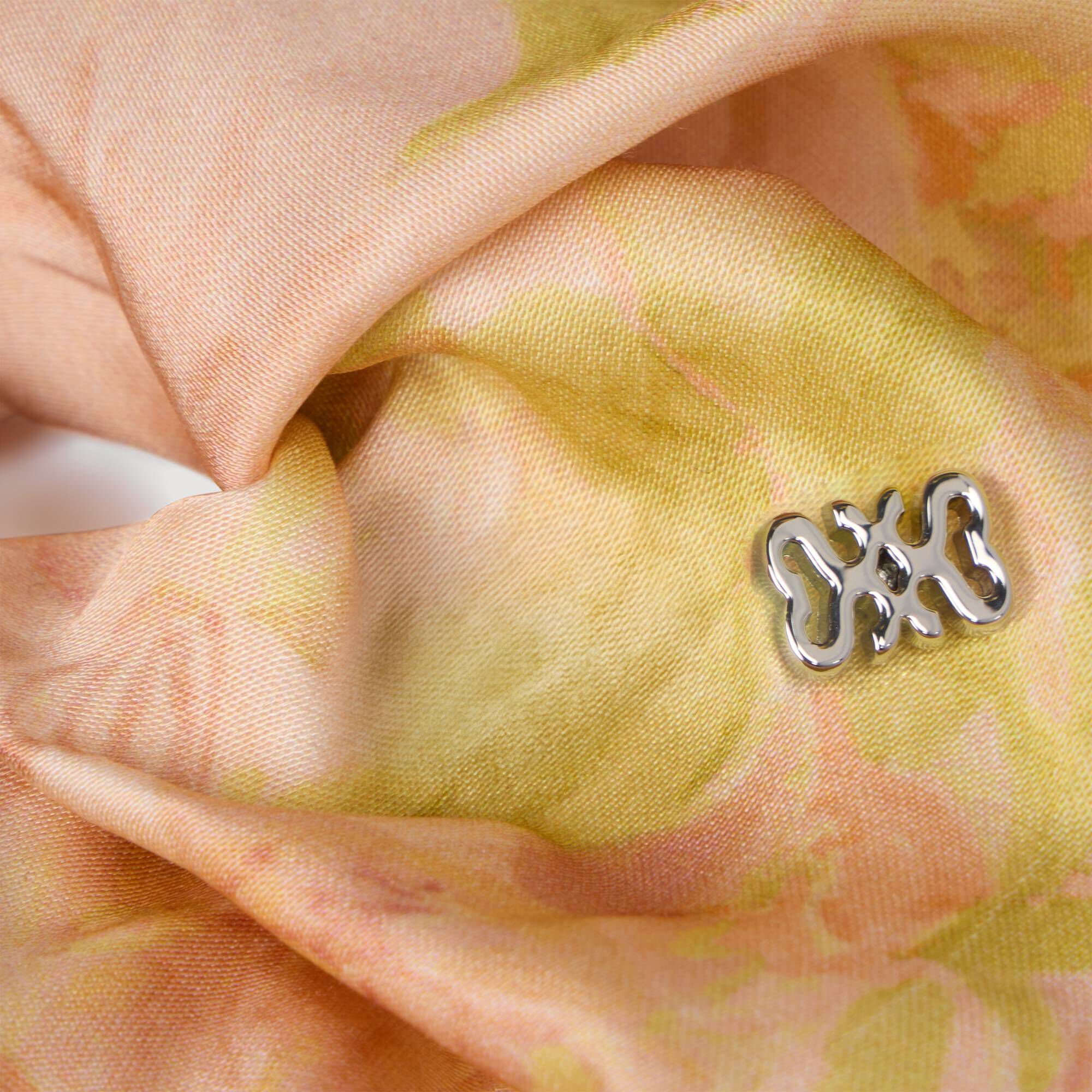 Floral scrunchie