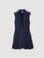 Short pleated suit dress