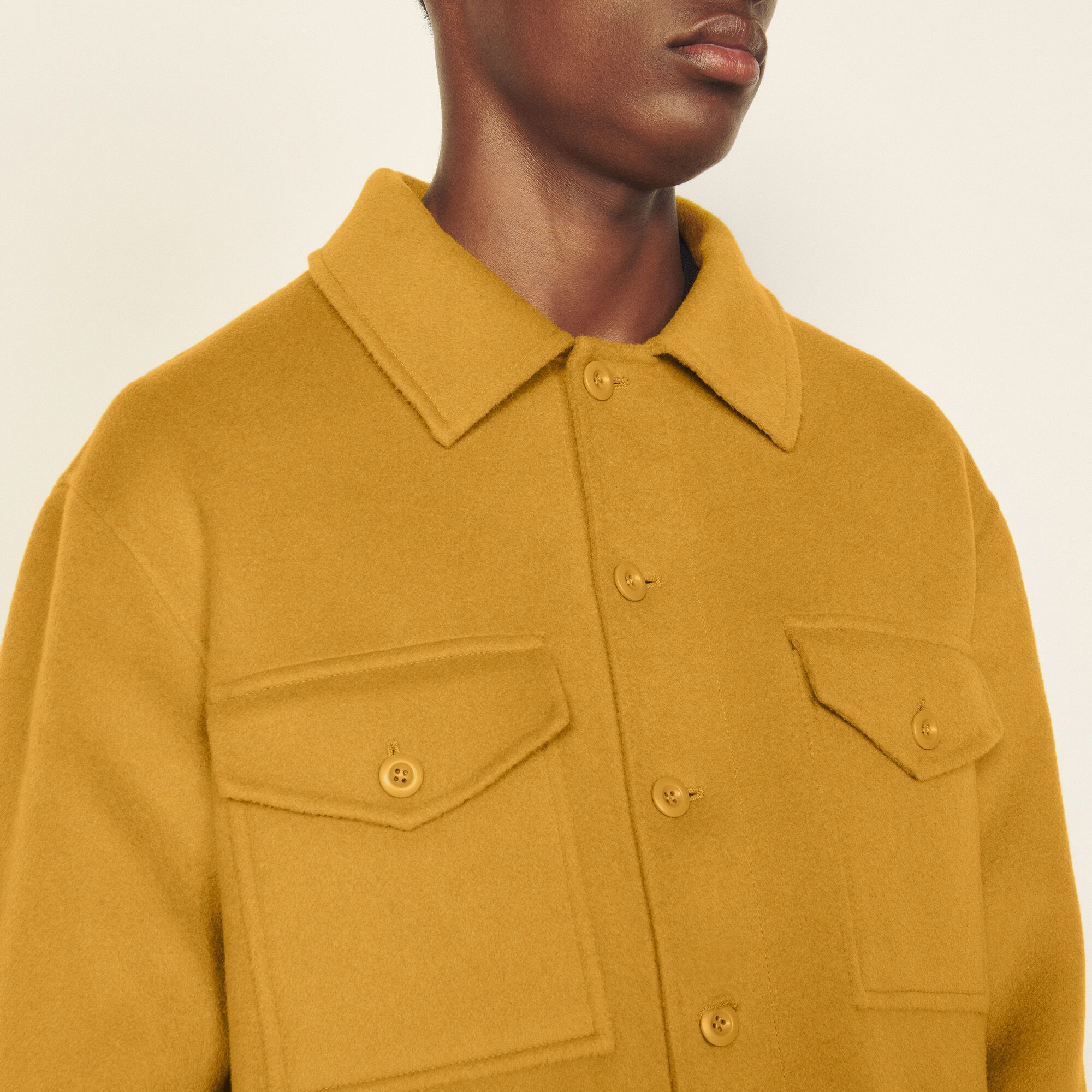 Wool overshirt