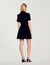 Short velvet dress