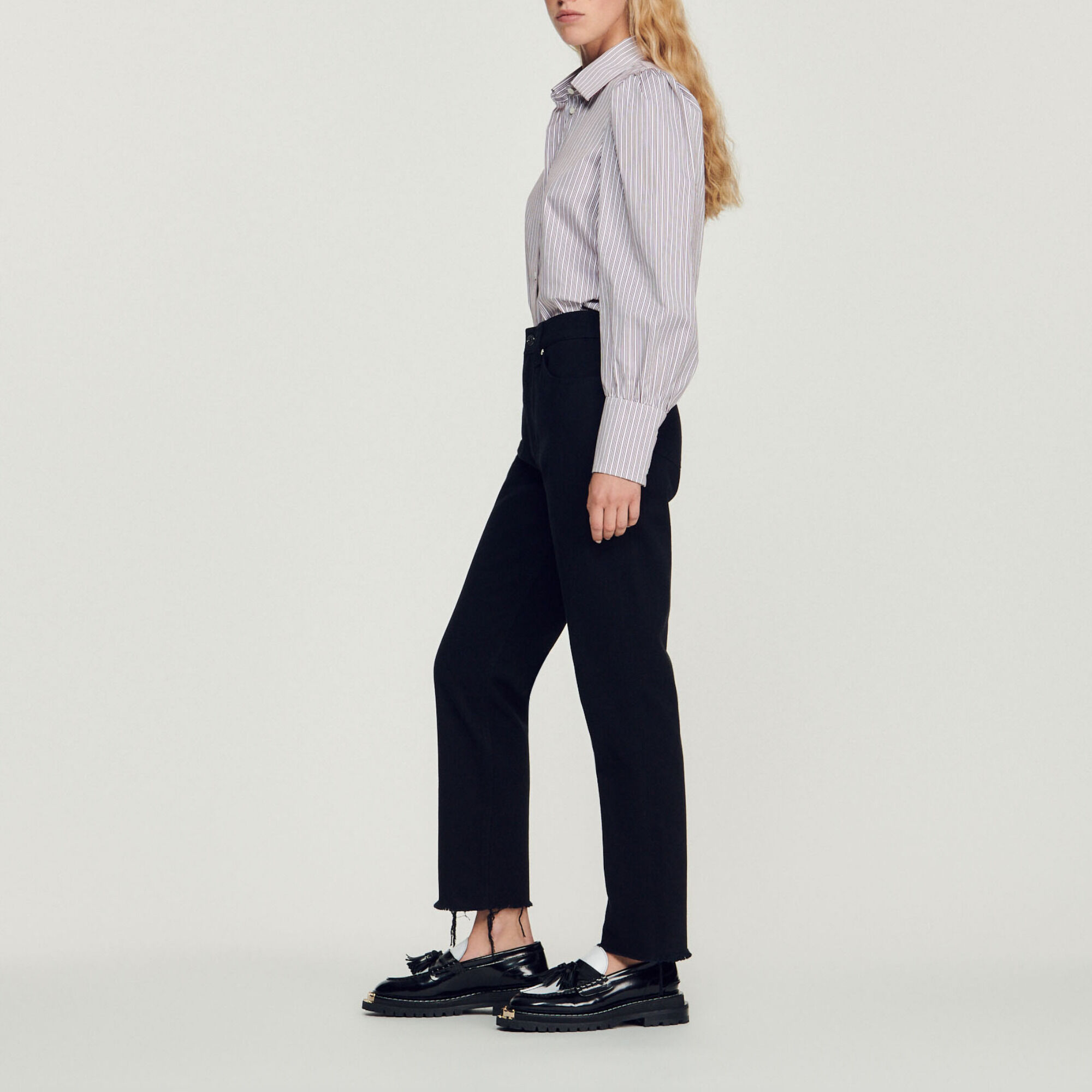 Straight-leg jeans