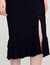 Knit midi skirt
