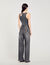 Rhinestone one-shoulder bodysuit