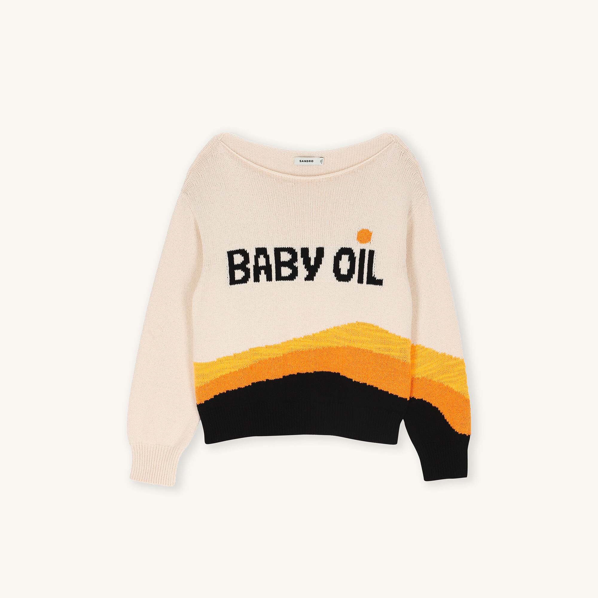 Graphic sweater
