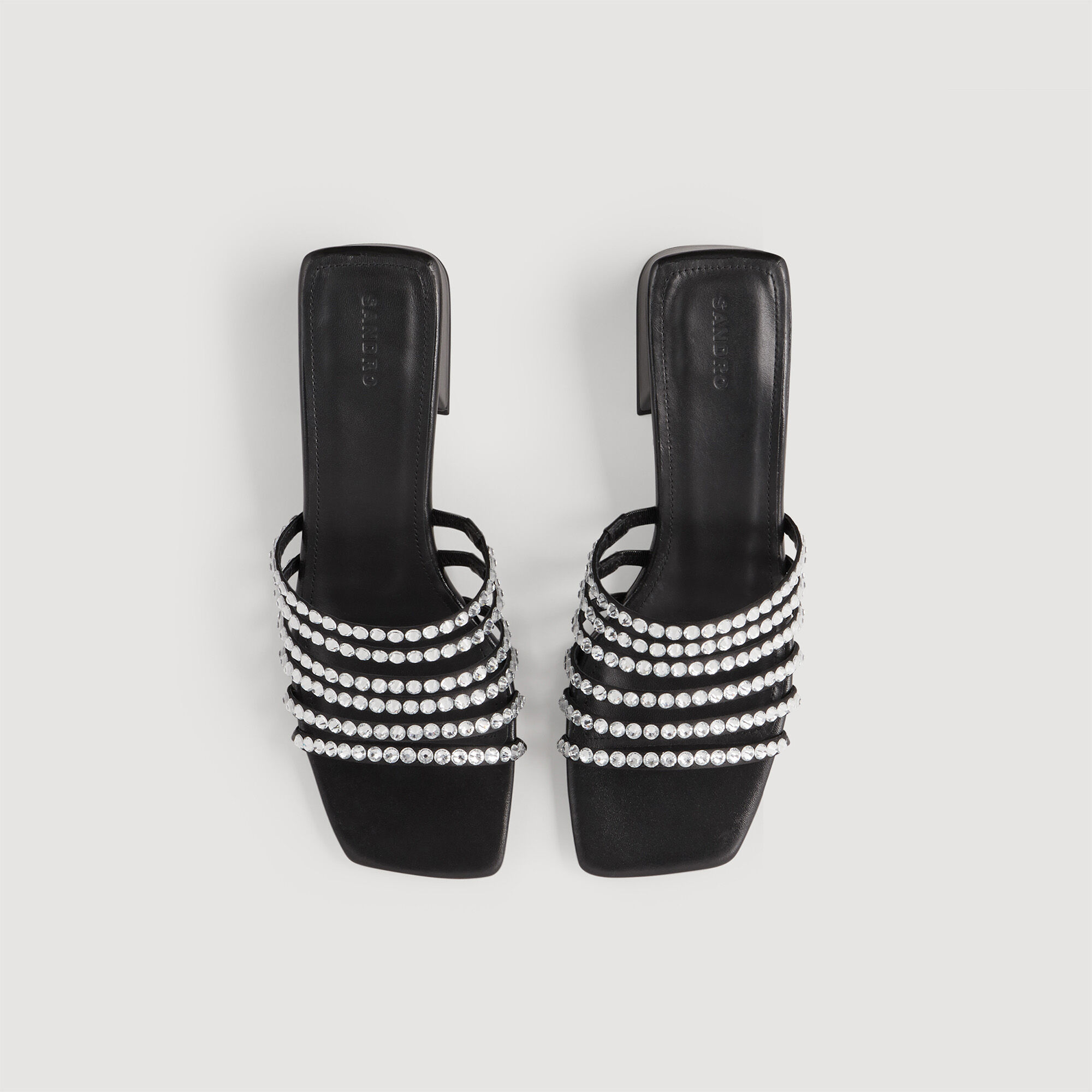 Rhinestone mules