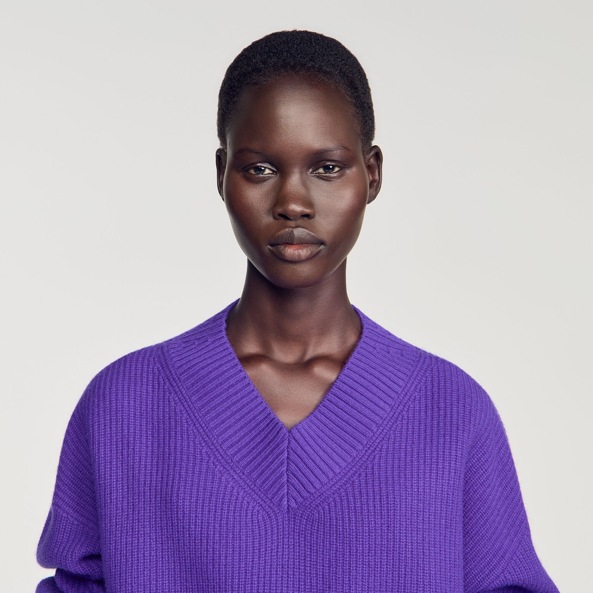 Ribbed wool and cashmere jumper - Women | Sandro