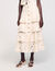 Long frilled skirt