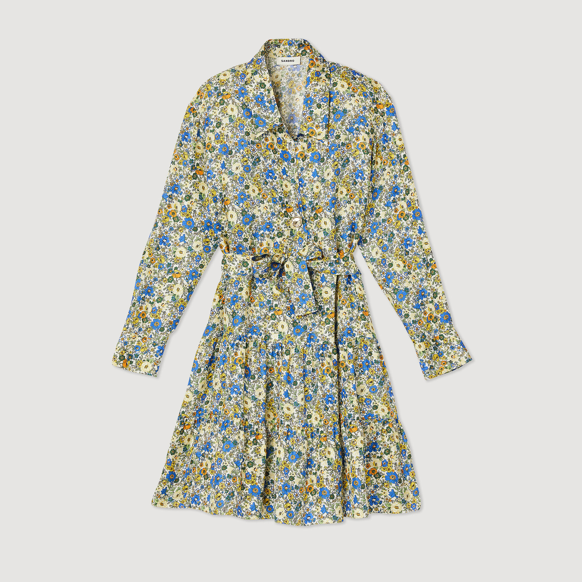 Short dress with Blossom print