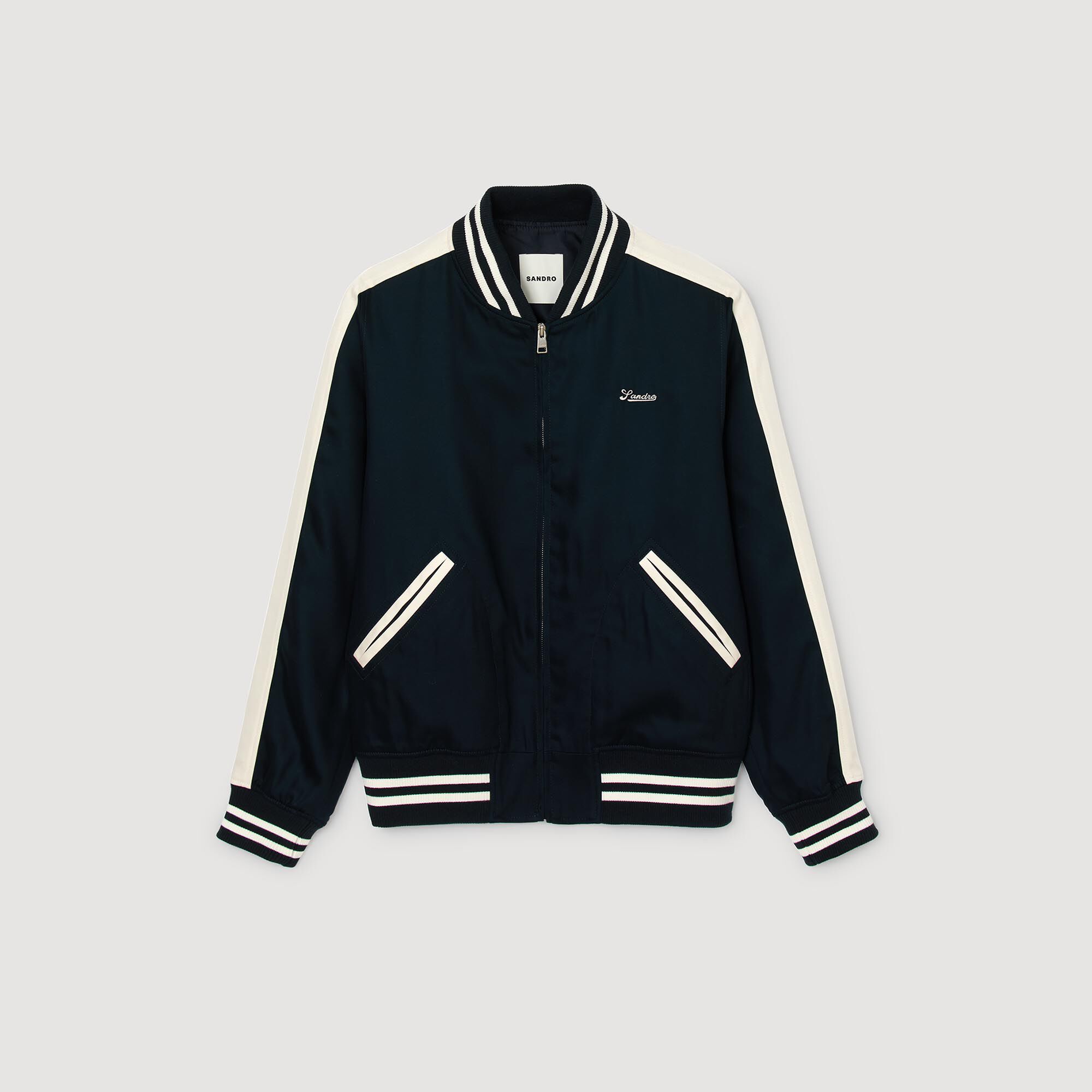 ジャケット・アウター SANDRO Wool Varsity Jacket Sandro_SFPBL00542-20_V_1.jpg