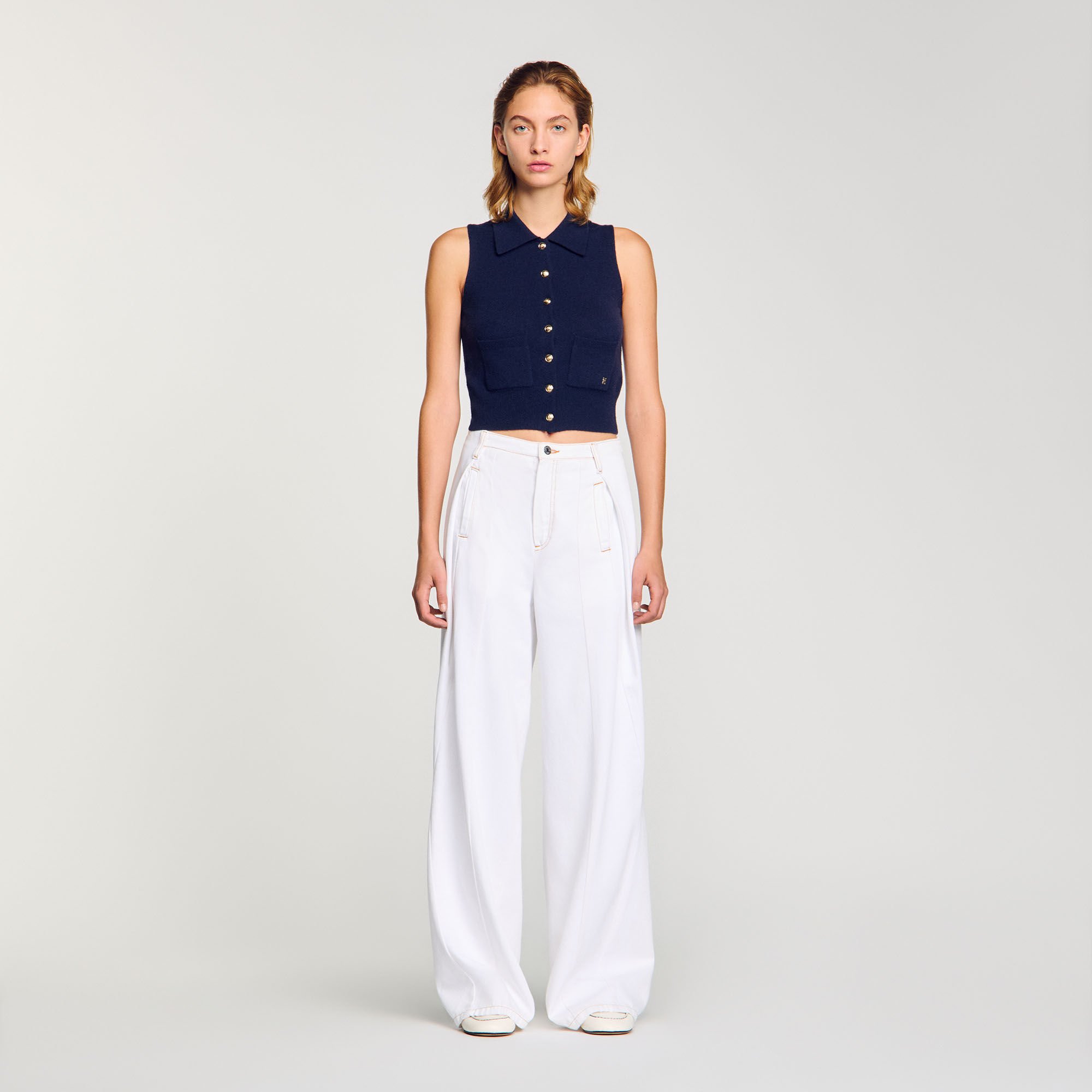 Wool and cashmere cardigan